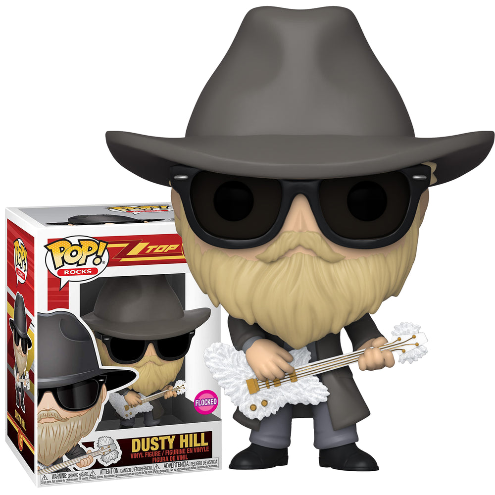 ZZ Top Collectible 2020 Funko Pop! Rocks 3 Figures in Protector Display Cases