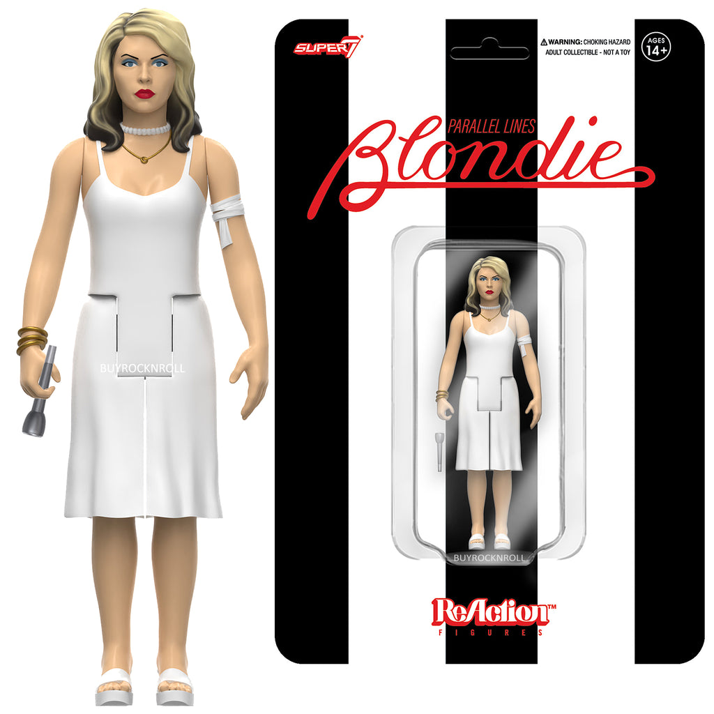 Blondie 2023 Collectible Super7 Punk-Rocker Debbie Harry Parallel Lines  Reaction Figure