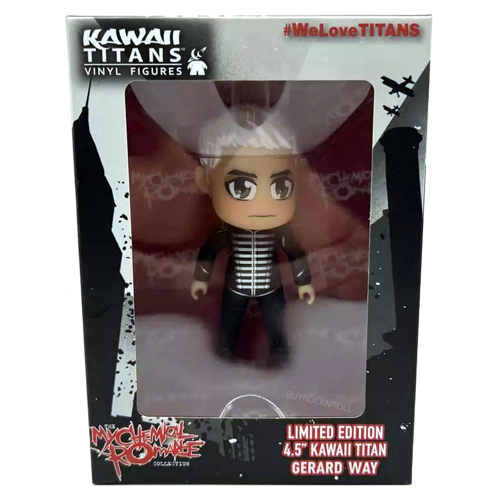 MCR My Chemical Romance 2017 Titans 4.5" Gerard Way Kawaii Urban Vinyl Black Parade Figure