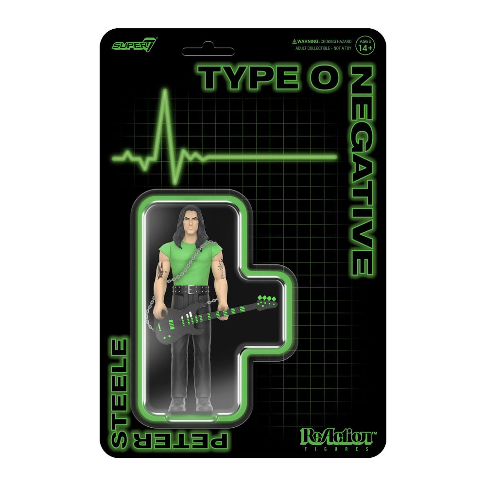 Type O Negative 2024 Collectible Super7 Unpunched ReAction Peter Steele Figure Wave 01