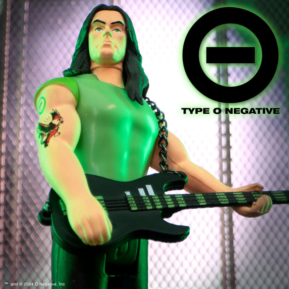 Type O Negative 2024 Collectible Super7 Unpunched ReAction Peter Steele Figure Wave 01