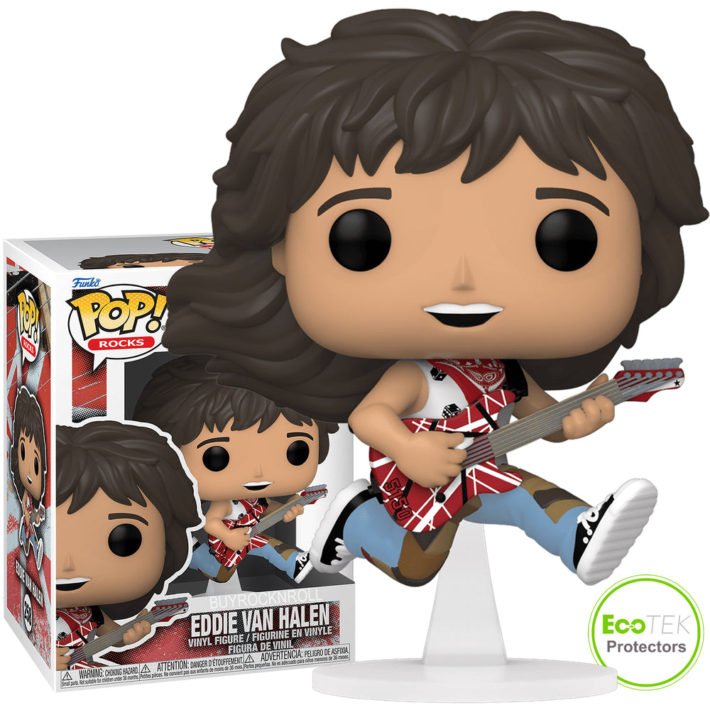 Van Halen 2021 Collectible Funko Pop Rocks Eddie #258 Figure-Guitar - NM/MT Box