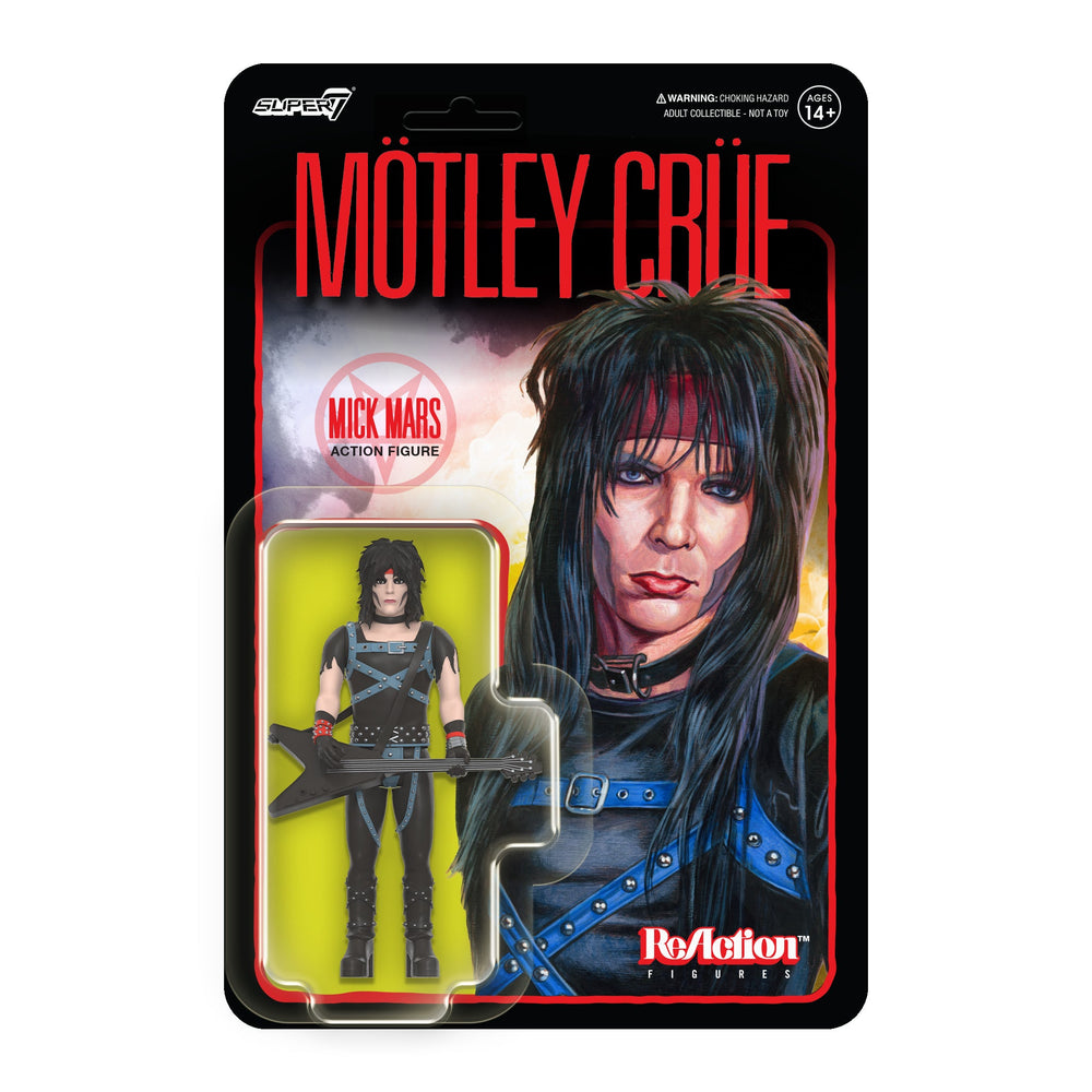 Motley Crue Collectible 2024 Handpicked Super7 Reaction Figure Set