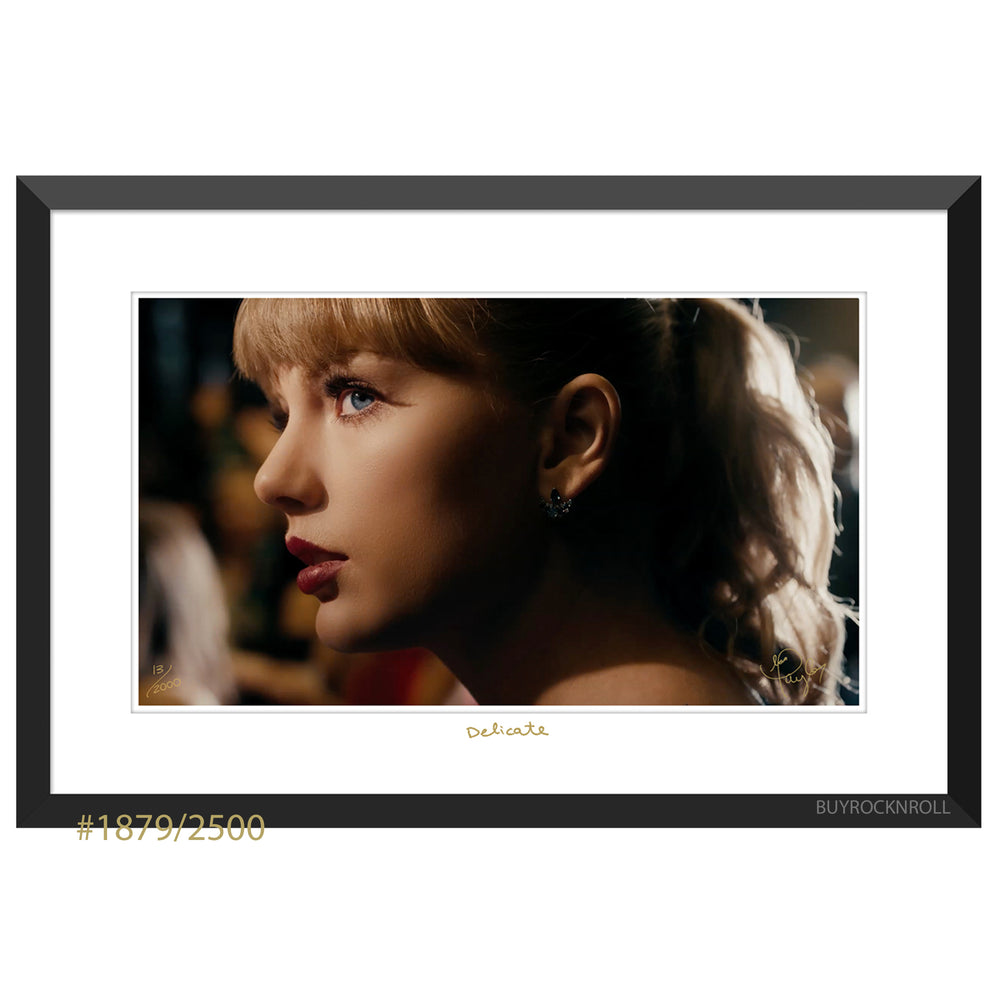 Taylor Swift Collectible Delicate Close Up Music Video Lithograph Edition #1879