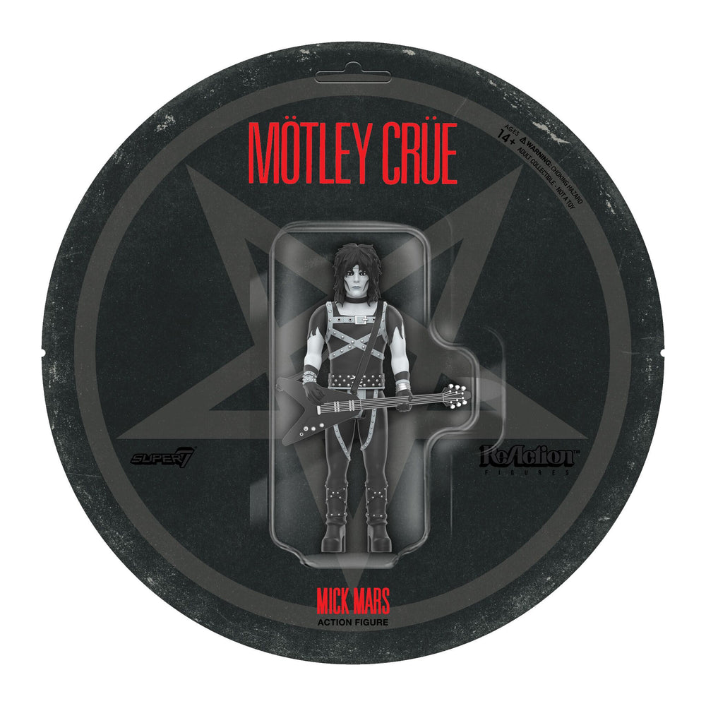 Motley Crue Collectible 2025 Super7 Reaction Figure Set Wave 2