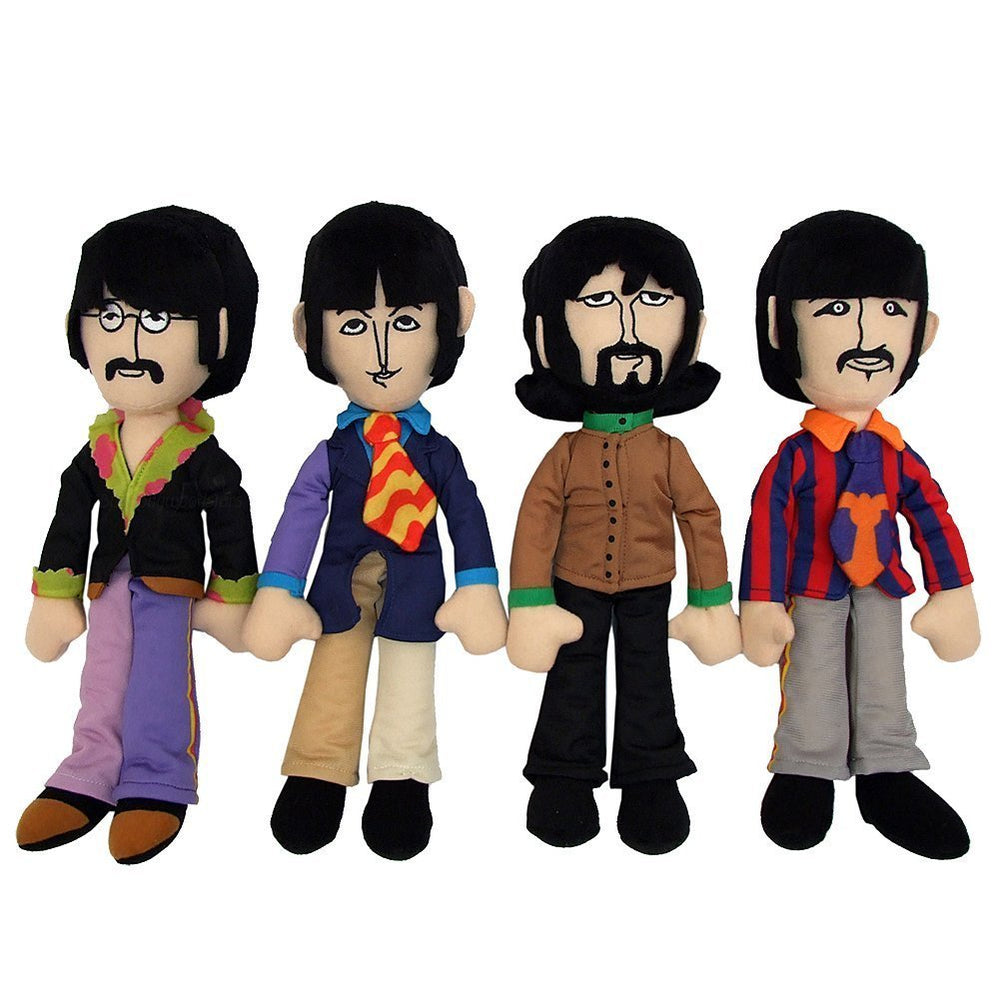 Beatles Collectible 2012 Factory Entertainment Yellow Submarine Band Members Plush Doll Set