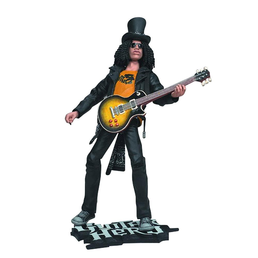 SOLD OUT! Guns N Roses Collectible 2007 McFarlane Toys Guitar Hero GNR Slash 10 inch Figure