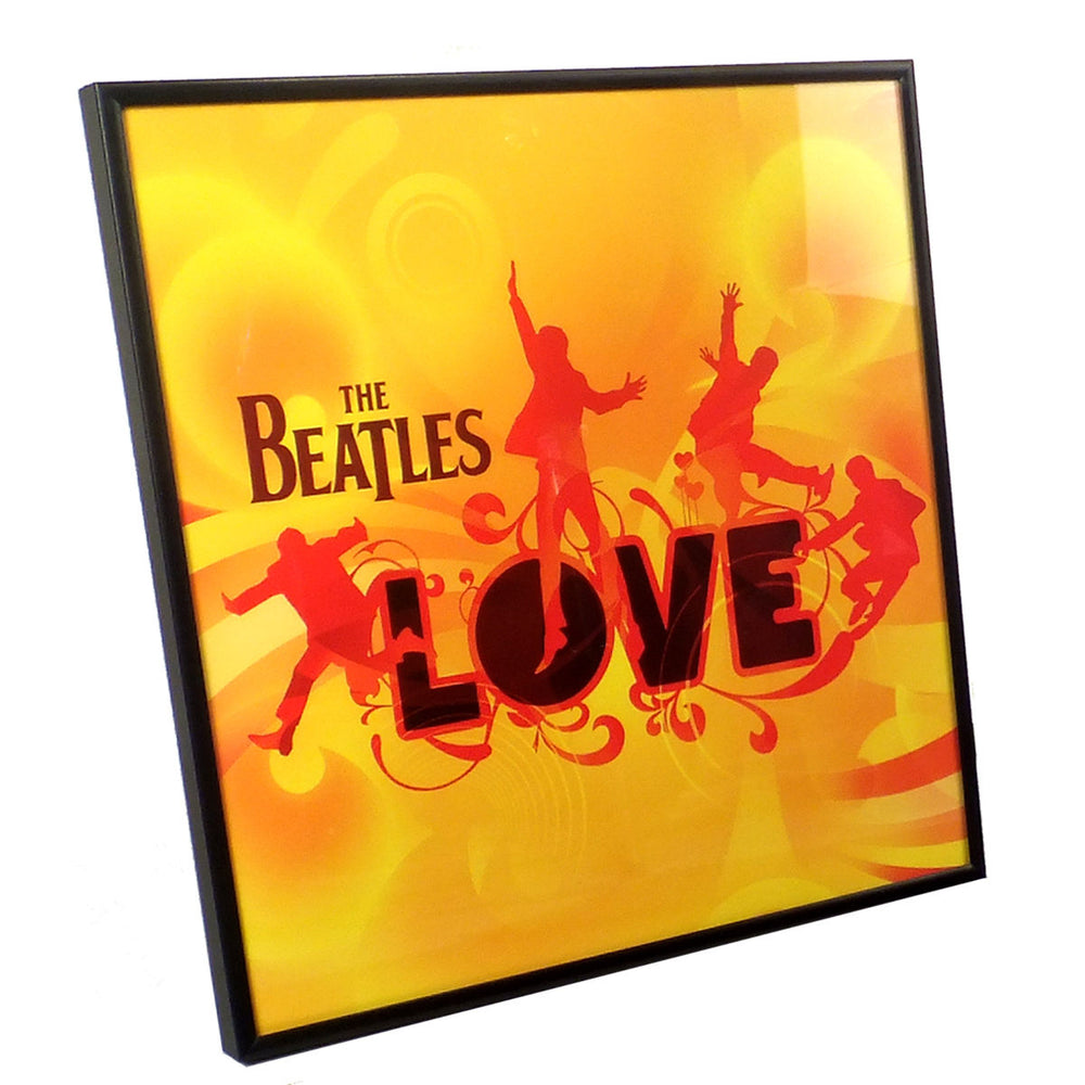 Beatles LOVE Cirque du Soleil Record LP Album Art Flat Promo Poster - Framed