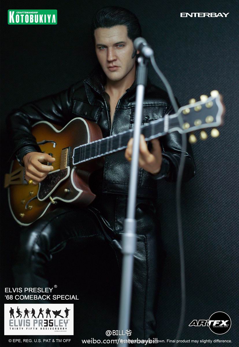 SOLD OUT! Elvis Presley Collectible 2012 Kotobukiya ArtFX 1968 Comeback Special 1:6 Scale Figure