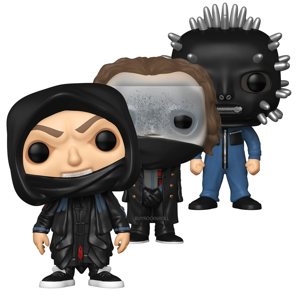 Slipknot Collectible 2020 Funko Pop Rocks 3 Figure Set in Protector