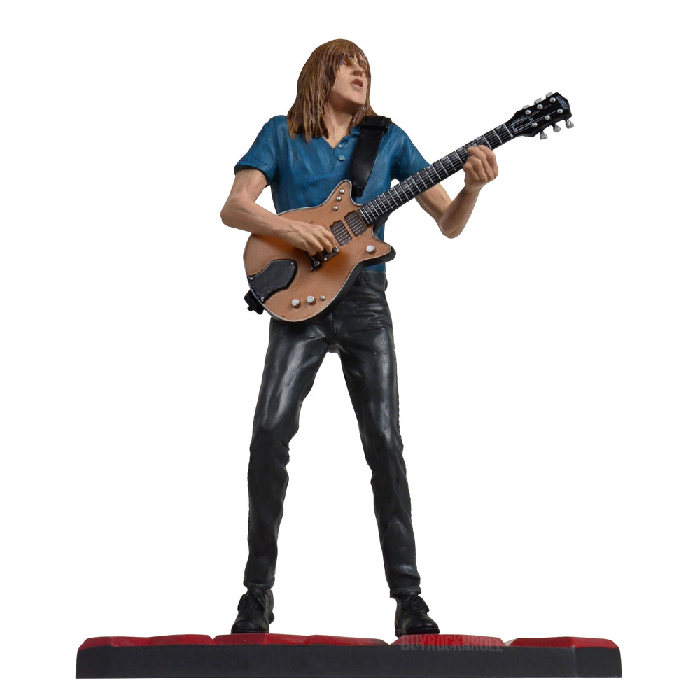 AC/DC Collectible 2006 Knucklebonz Rock Iconz Guitar Hero Malcolm Young Statue #12/3000