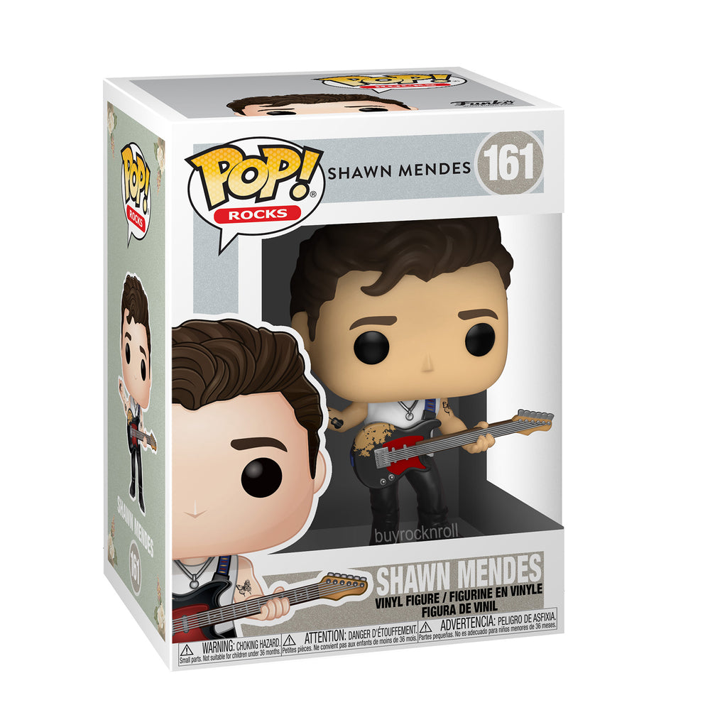 Shawn Mendes Collectible Handpicked 2020 Funko Pop! Rocks Figure #161 in a Stacks Display