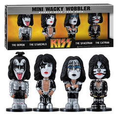 KISS 2011 Funko Wacky Wobbler Set of 4: Demon Starchild Spaceman Catma –  BuyRockNRoll