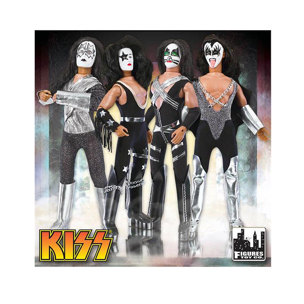 KISS 2011 Figures Toy Company Love Gun Series 1 Paul Stanley Starchild 12" Retro Mego Doll In Protective Display Case