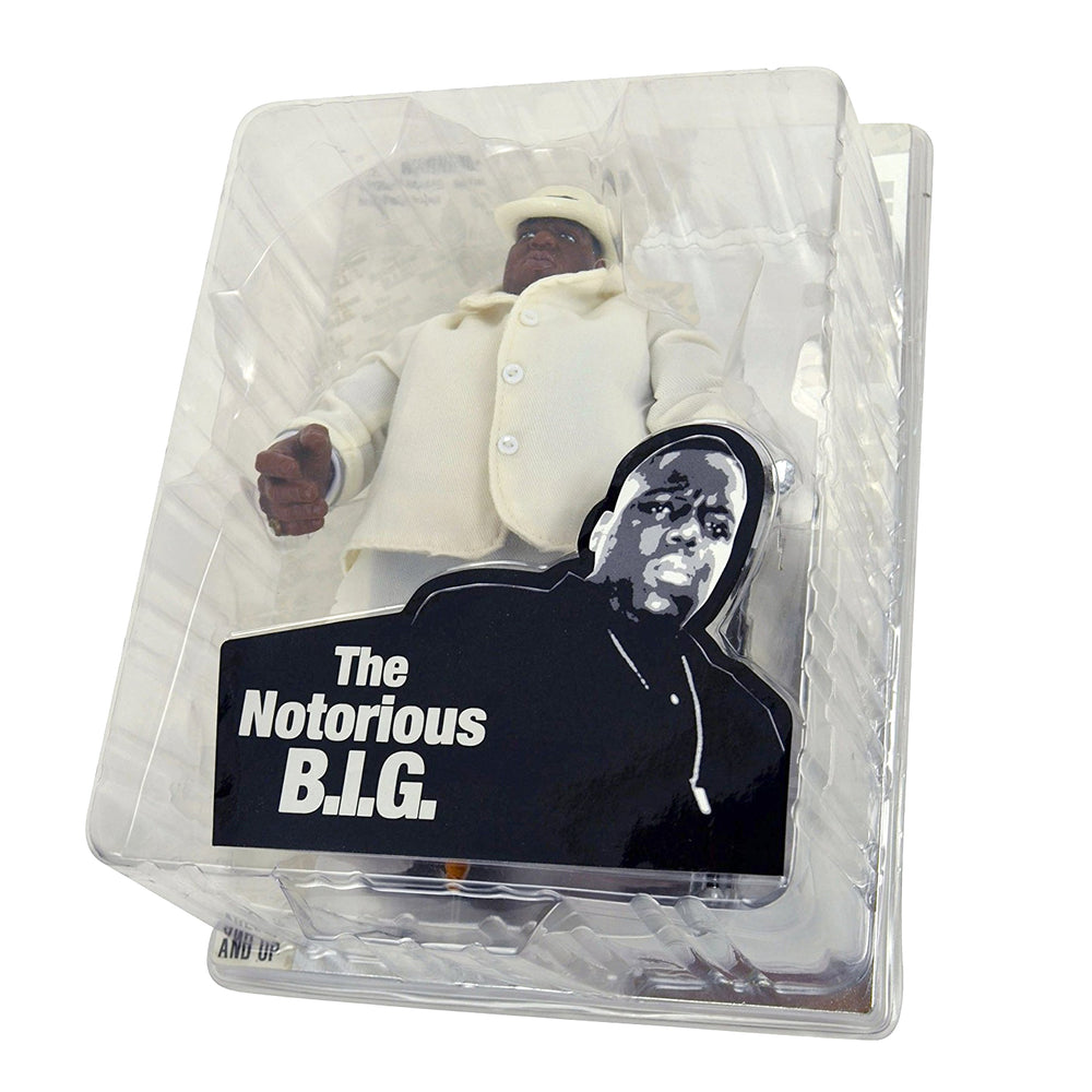 SOLD OUT! Notorious B.I.G Collectible 2006 Mezco Biggie Smalls White Suit 9" Figure