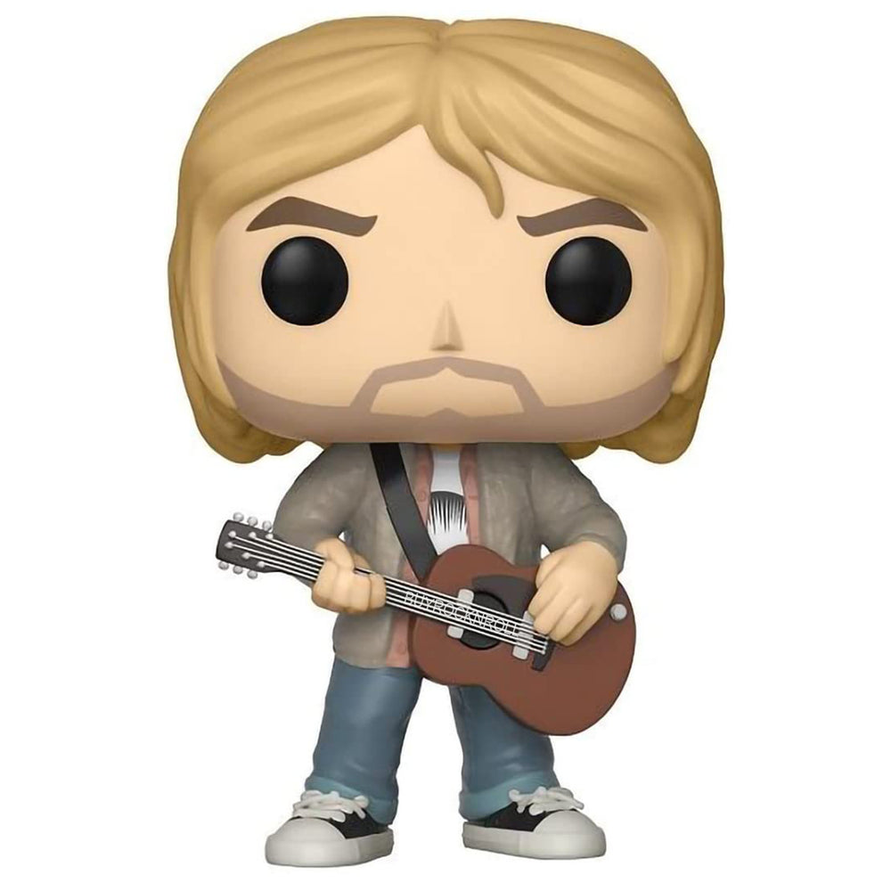 Nirvana Collectible 2017 Funko Pop Rocks Kurt Cobain FYE Brown Sweater MTV Unplugged Figure #67