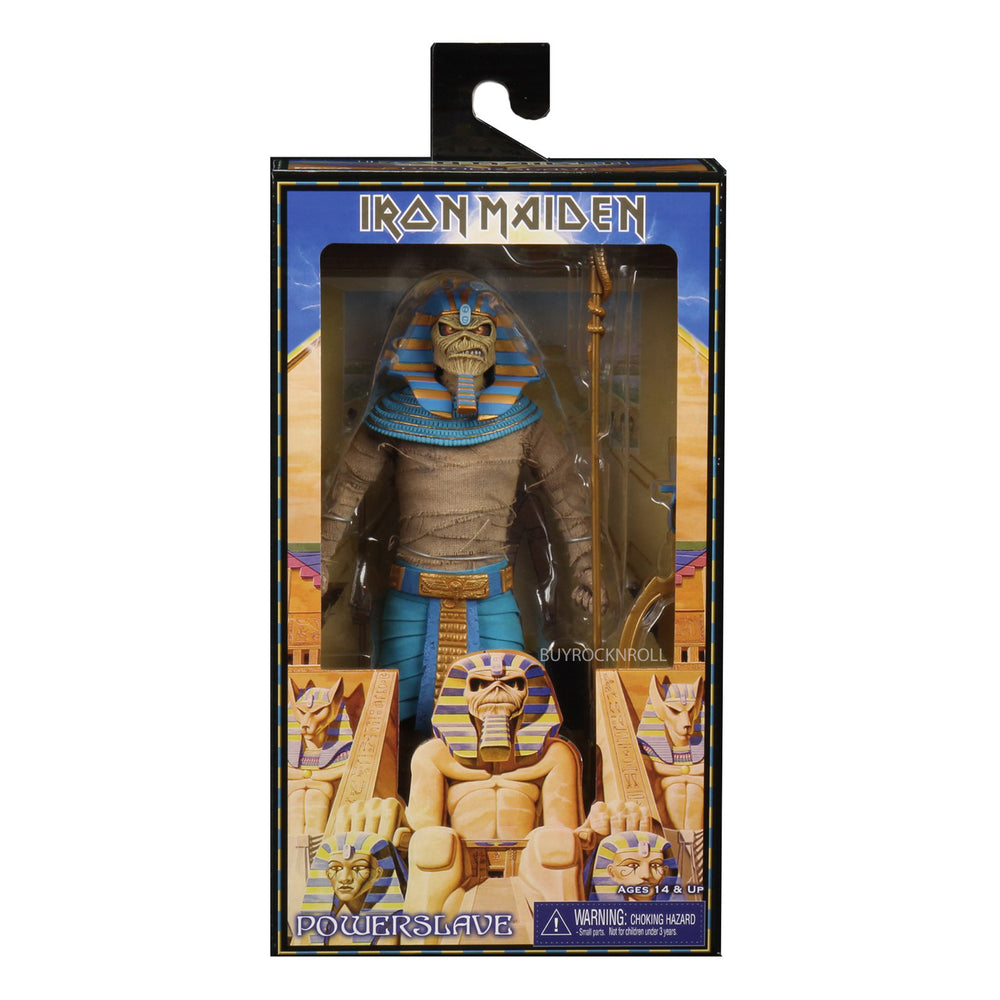 Iron Maiden Collectible 2020 Neca Powerslave Pharaoh Eddie 8-inch Clothed Figure