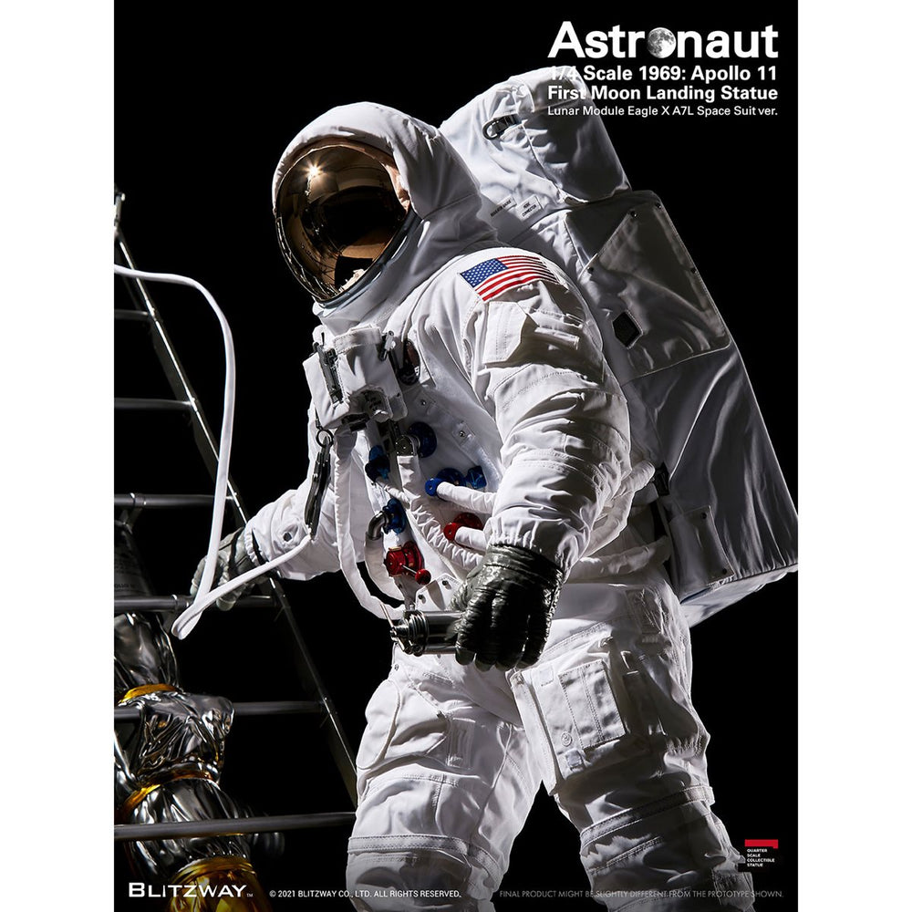 SOLD OUT! Apollo 11 Collectible 2021 Blitzway 1/4 Scale 1969 Astronaut Moon Landing Statue