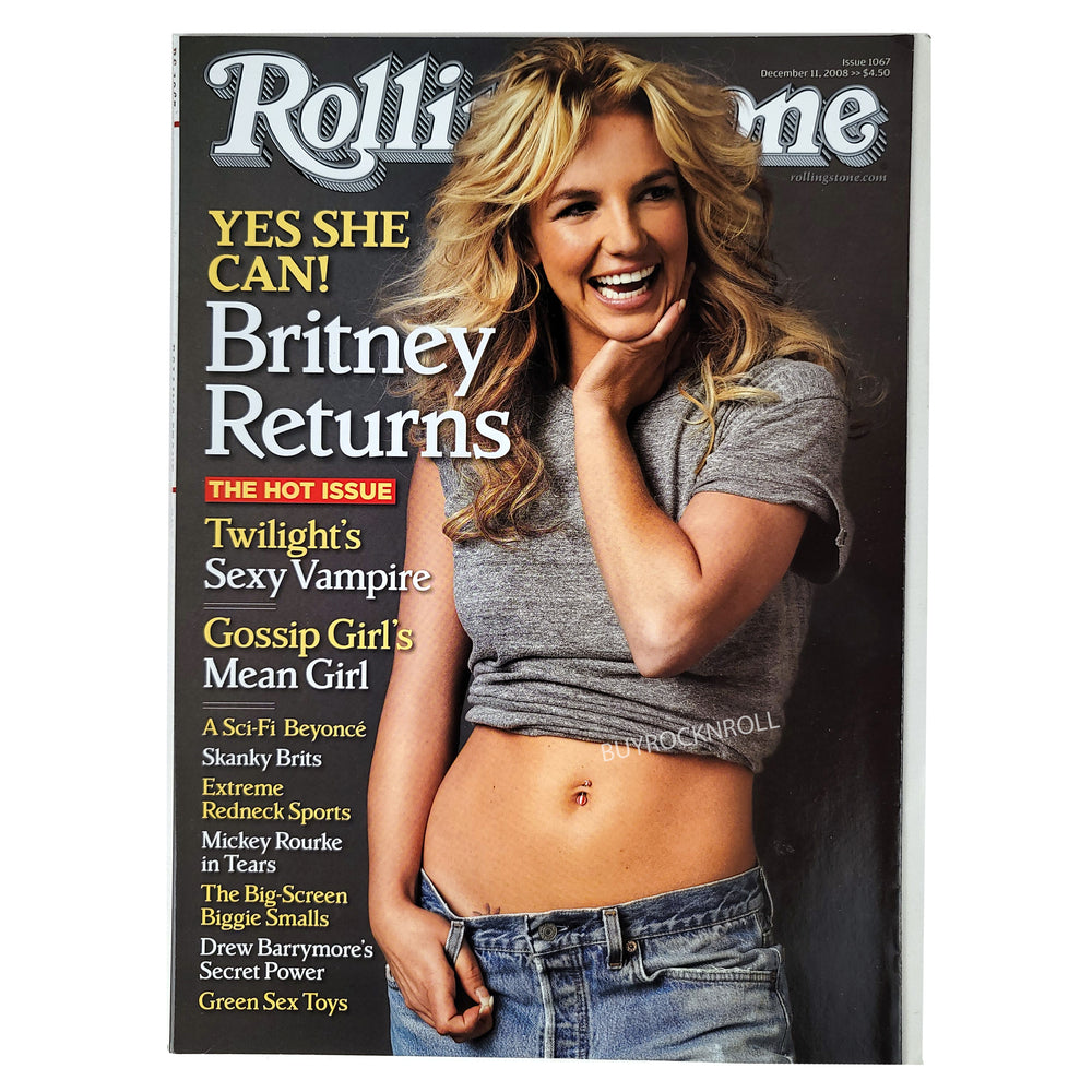 Britney Spears Collectible Rolling Stone Magazine December 11th 2008 #1067