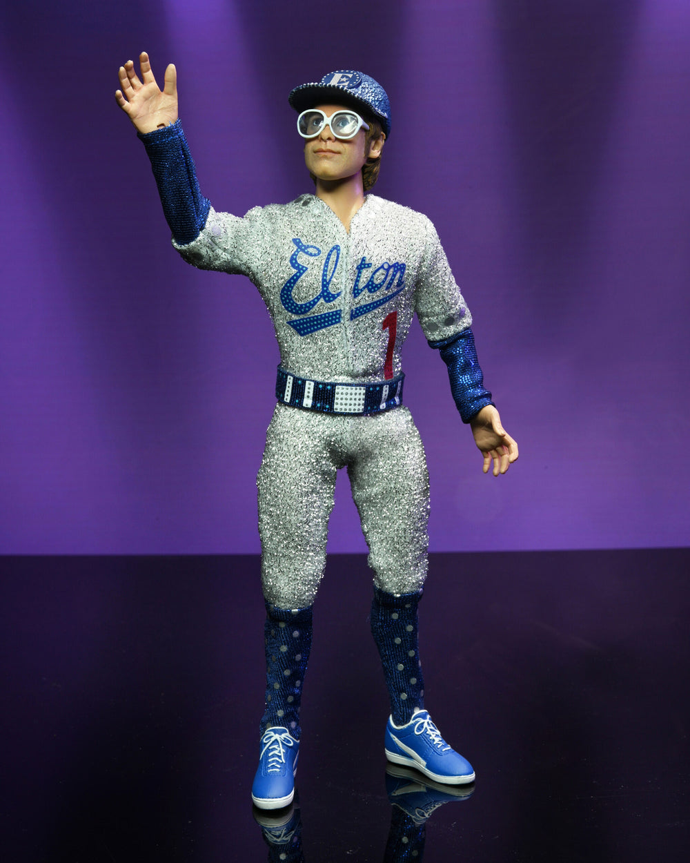 INSTOCK & MORE ON THE WAY -Elton John Collectible 2022 NECA Live in '75 Dodger Stadium 8"  Clothed Action Figure