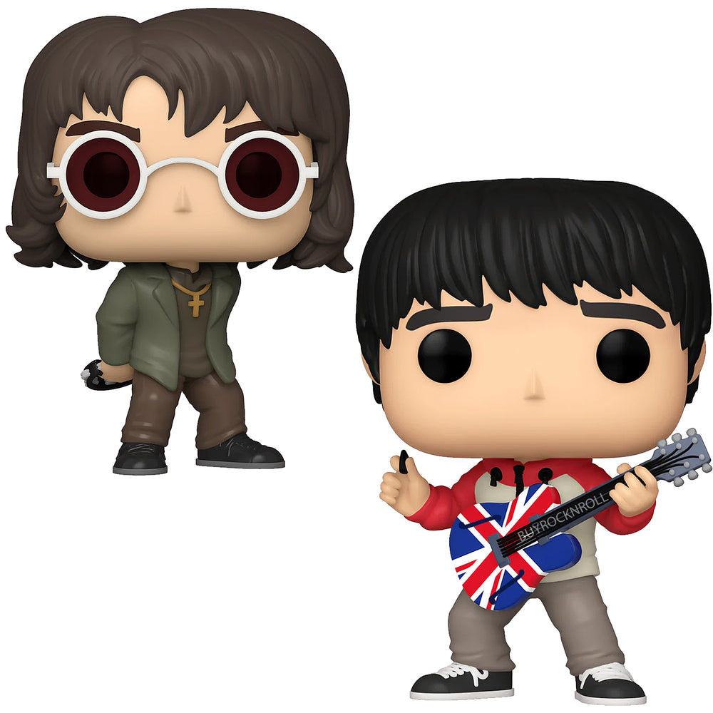 Oasis Collectible Handpicked Funko Pop! Rocks Liam & Noel Gallagher #256 & #257 Figure Set