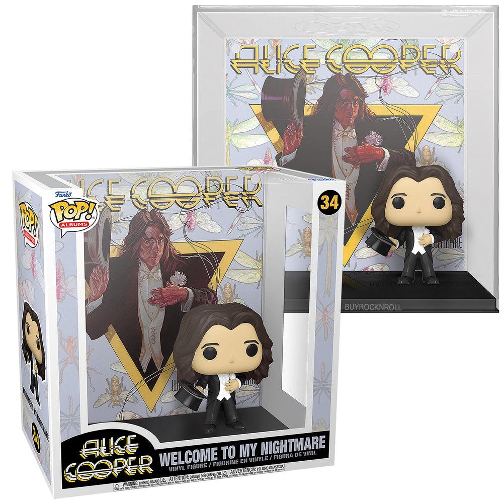 Alice Cooper 2022 Funko Handpicked Welcome To My Nightmare Pop! Albums –  BuyRockNRoll