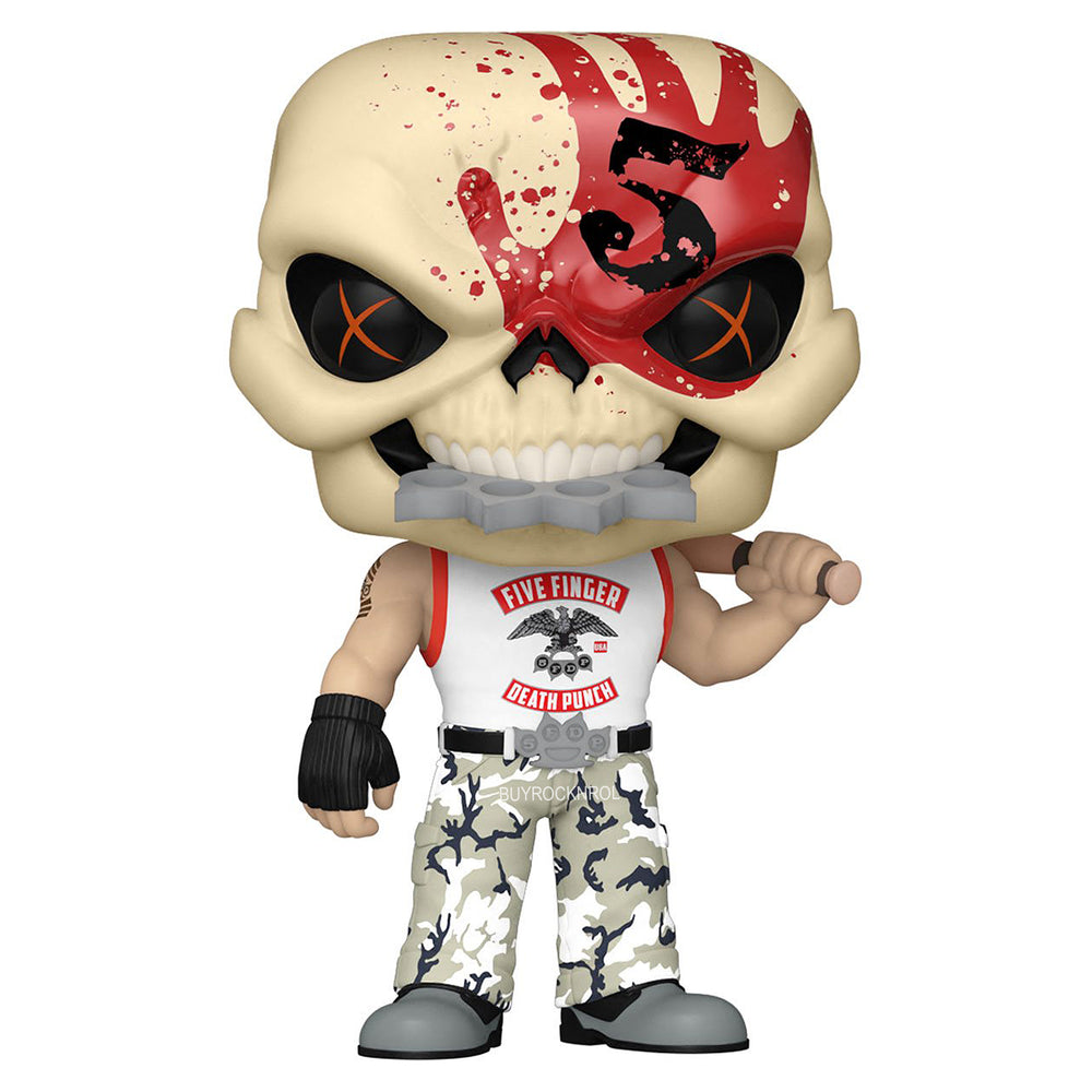 Five Finger Death Punch Collectible Funko 2022 POP Rocks FFDP Mascot Knucklehead Figure #260