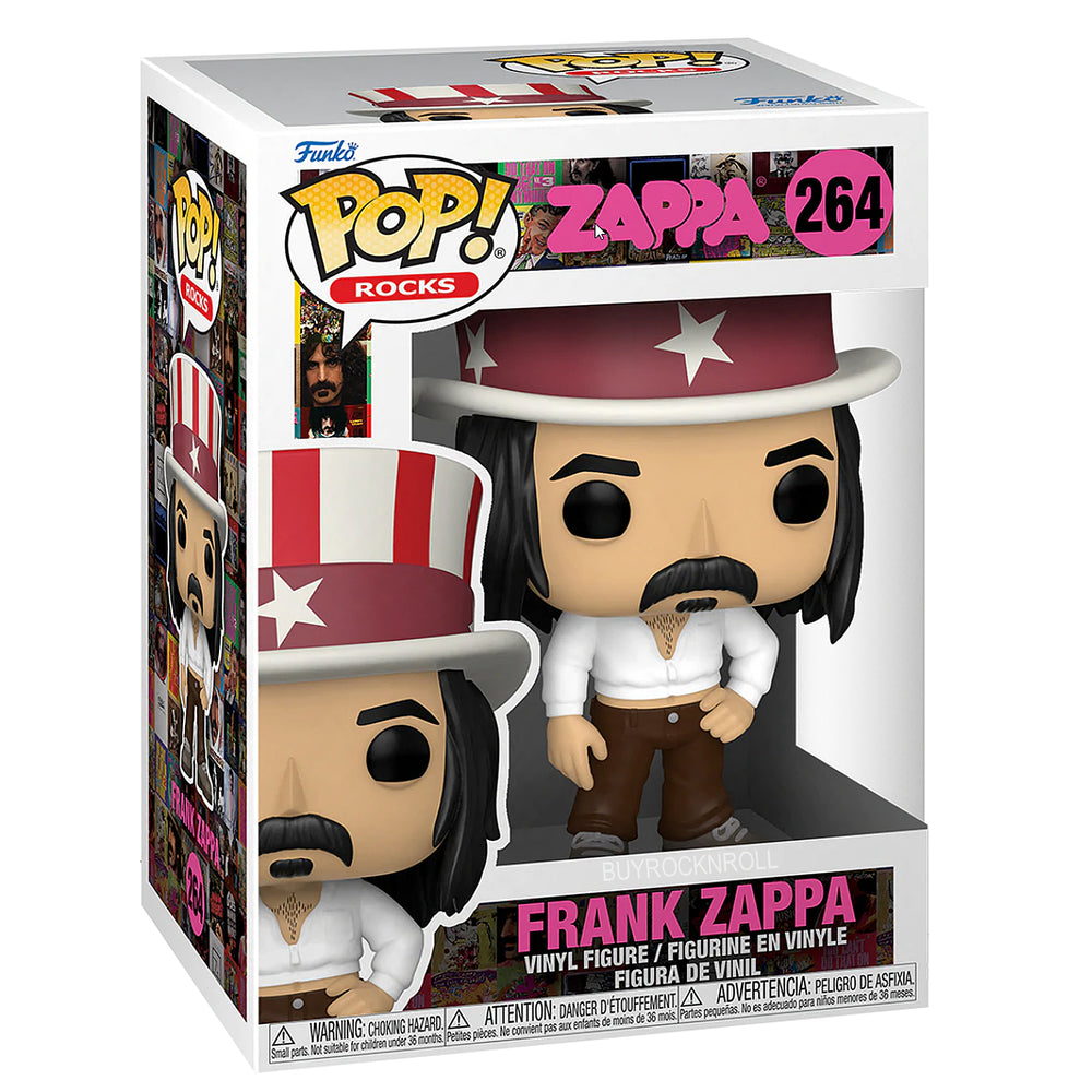 Frank Zappa Collectible 2022 Handpicked Funko Pop! Rocks Figure #264