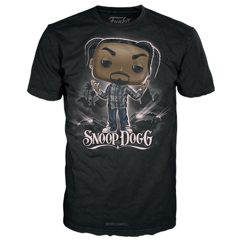 Snoop Dogg Collectible 2022 Funko Pop! Rocks Snoop Dogg T-Shirt Size Large