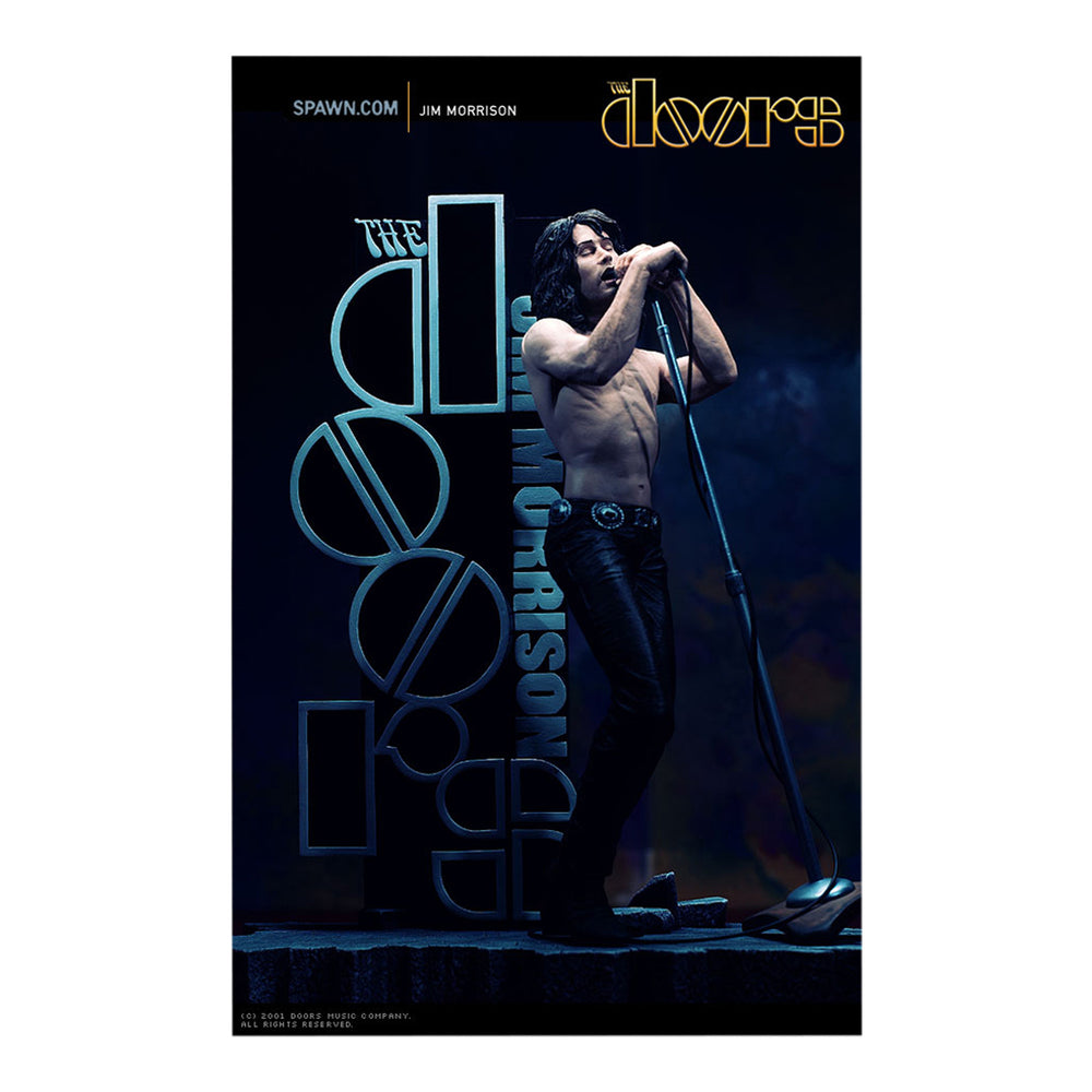 The Doors Collectible: 2001 McFarlane Spawn Lizard King Jim Morrison 7" Figure (C2)