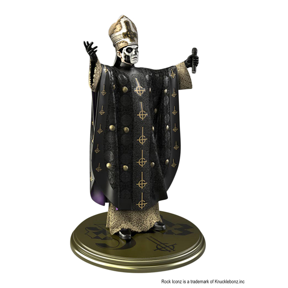 SOLD OUT Ghost Collectible: 2018 KnuckleBonz Rock Iconz Papa Emeritus III Statue