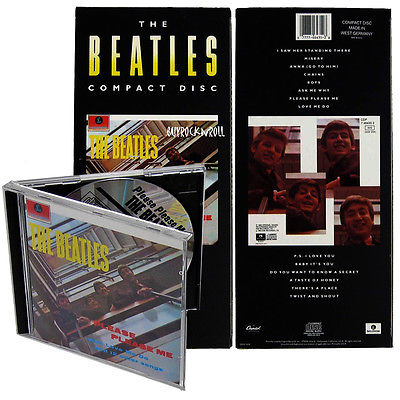 The Beatles 1987 USA Capitol Please Please Me Remastered CD Album & Longbox