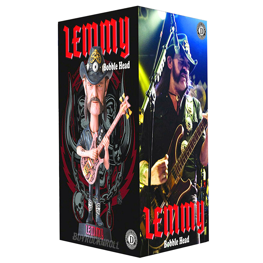 Motorhead Collectible 2017 Drastic Plastic Lemmy Kilmister Bobblehead
