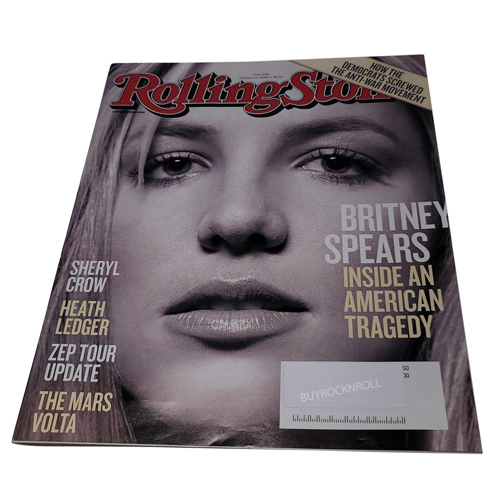 Tragedy of Britney Spears Collectible Rolling Stone Magazine February 21 2008 #1046