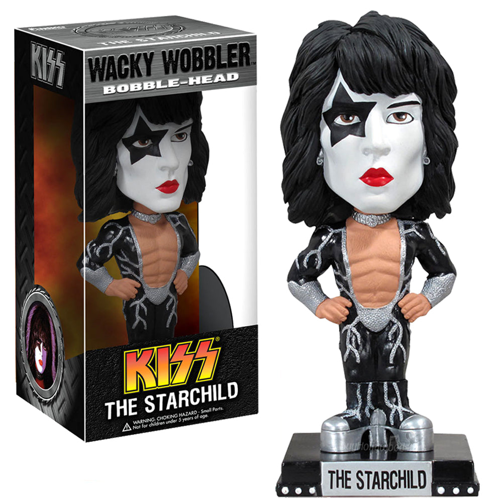 KISS 2011 Funko Wacky Wobbler Set of 4: Demon Starchild Spaceman Catma –  BUYROCKNROLL